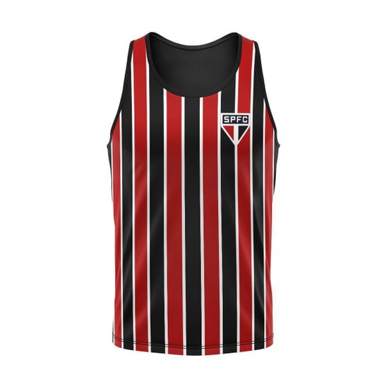 Camisa Regata do SÃO PAULO Oficial Away Camiseta Original Plus Size Licenciada SPFC Nova