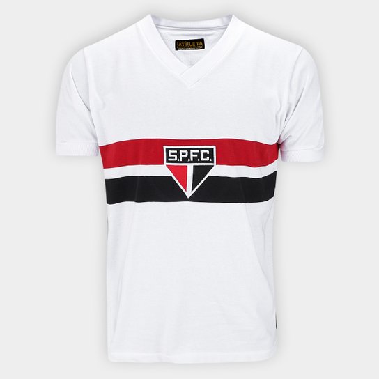 Camisa Retrô São Paulo de 1977 Athleta Masculina