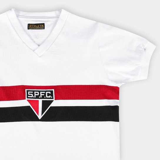 Camisa Retrô São Paulo de 1977 Athleta Masculina