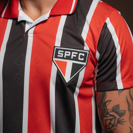 Camisa São Paulo 1994 Retrô Listrada Masculina