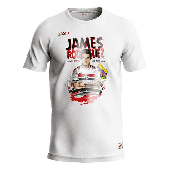 Camisa São Paulo 23/24 s/n° James Rodríguez Torcedor Feminina