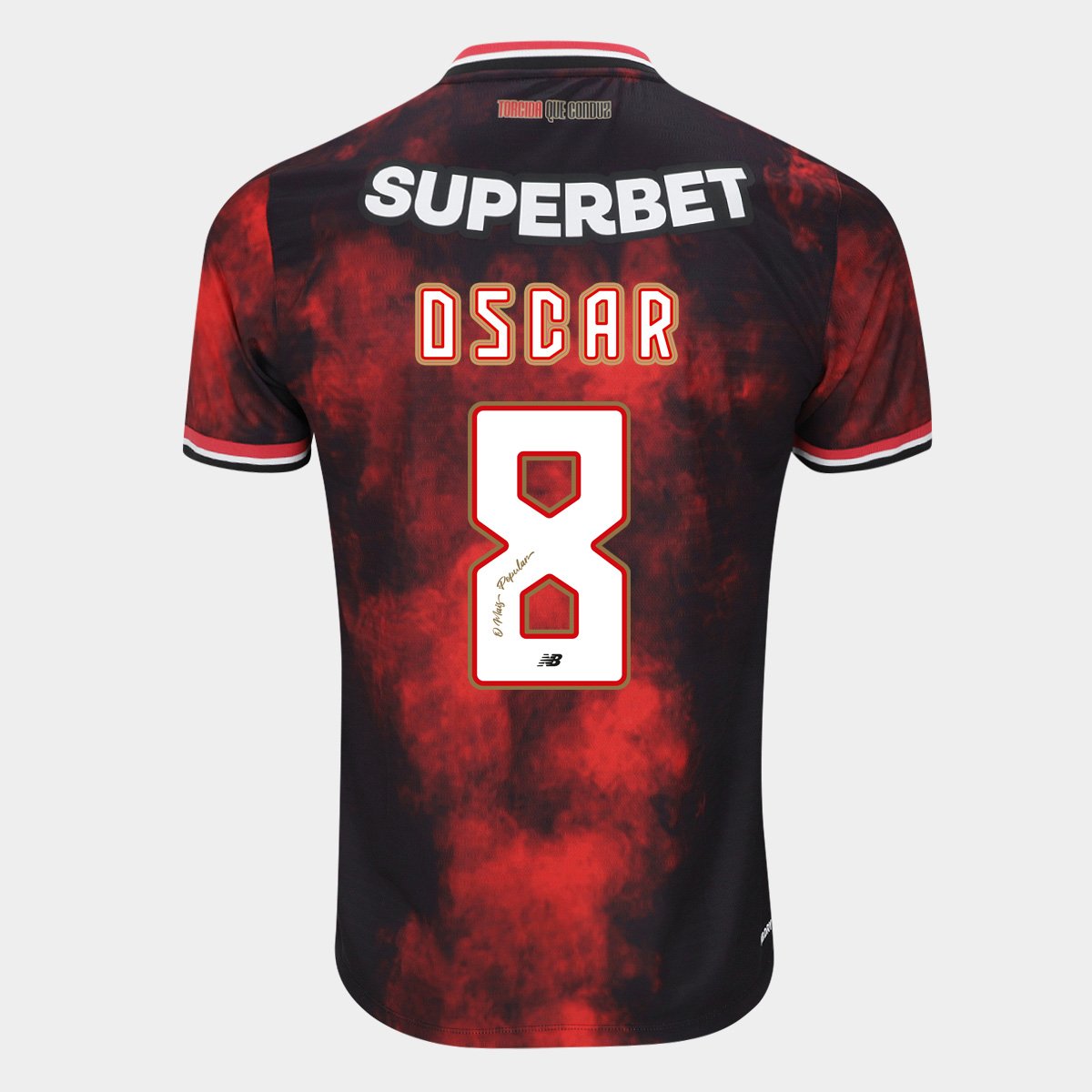 Camisa São Paulo 24/25 III Oscar nº Torcedor Comemorativa New