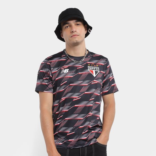Camisa São Paulo 24/25 s/n° Pré Jogo New Balance Masculina