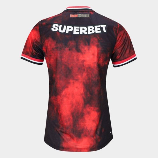 Camisa São Paulo 24/25 s/n° Torcedor Comemorativa New Balance Feminina