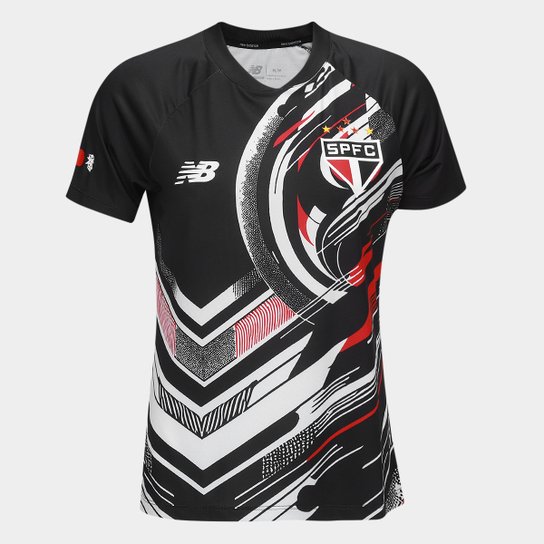 Camisa São Paulo 25/26 s/n Pré Jogo New Balance Feminina