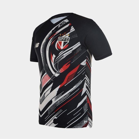 Camisa São Paulo 25/26 s/n° Pré Jogo New Balance Masculina