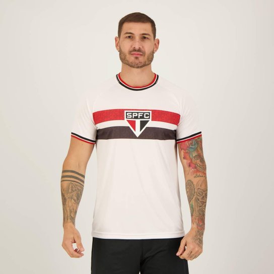 Camisa São Paulo Arrows Branca e Vermelha