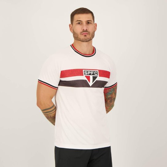 Camisa São Paulo Arrows Branca e Vermelha