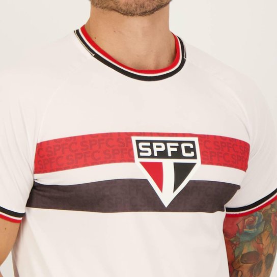 Camisa São Paulo Arrows Branca e Vermelha