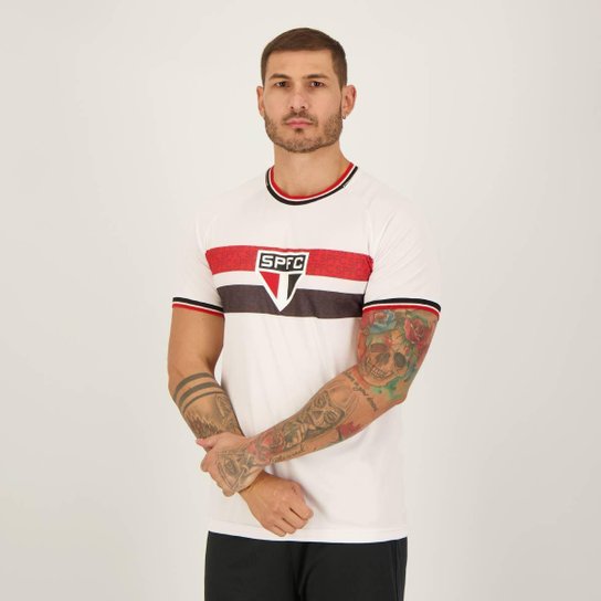 Camisa São Paulo Arrows Branca e Vermelha