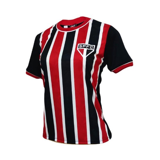 Camisa São Paulo Baby Look Classmate - Feminina