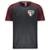Camisa São Paulo Braziline Rede Masculina - Vinho e Preto - P - Vinho+Preto