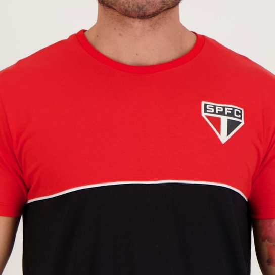 Camisa São Paulo Bronx Vermelha e Preta