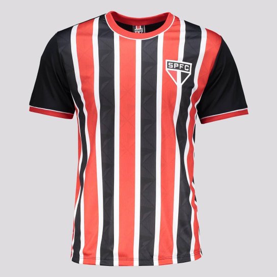 Camisa São Paulo Calssmate Preta e Vermelha