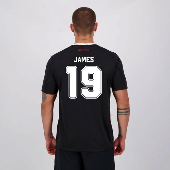 Camisa São Paulo Change 19 James Preta