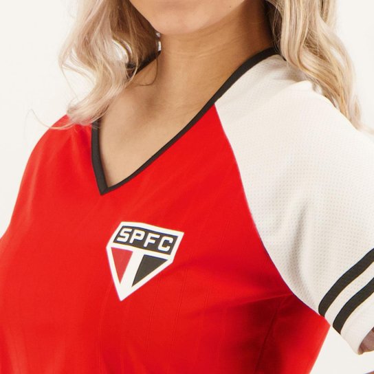 Camisa São Paulo Cheerleader Feminina Vermelha