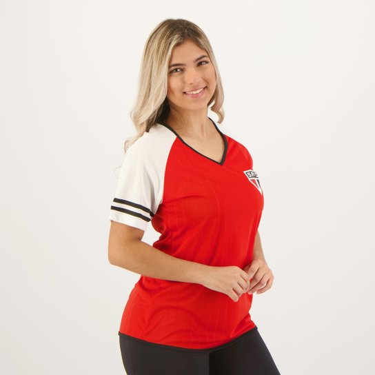 Camisa São Paulo Cheerleader Feminina Vermelha