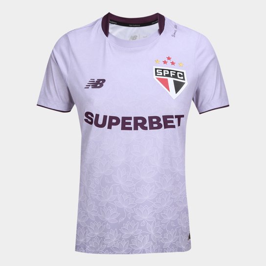 Camisa São Paulo Comemorativa Flor de Lótus New Balance Feminina 2026