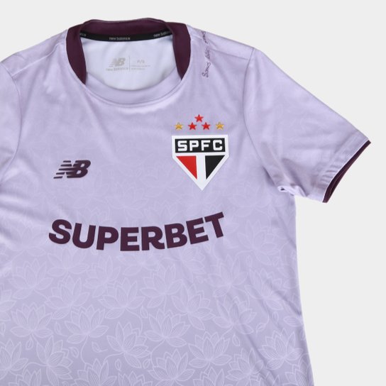 Camisa São Paulo Comemorativa Flor de Lótus New Balance Feminina 2026