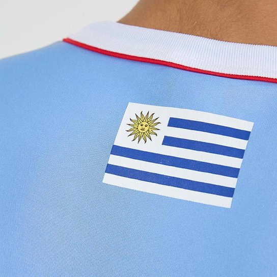 Camisa São Paulo Dry Uruguai Azul Celeste Masculina