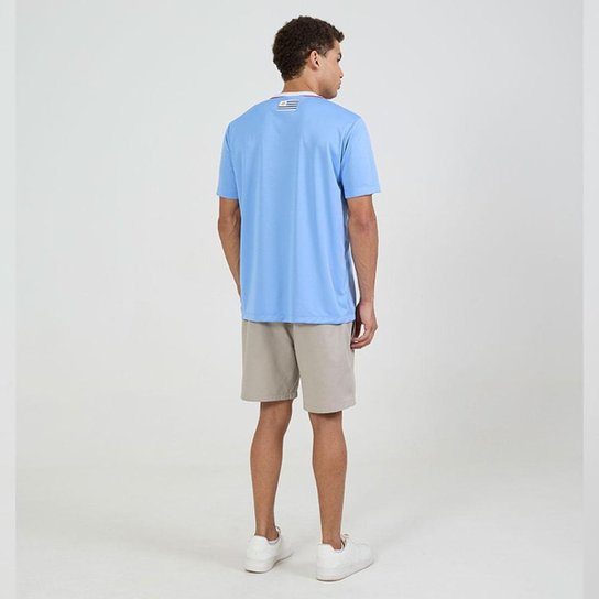 Camisa São Paulo Dry Uruguai Azul Celeste Masculina