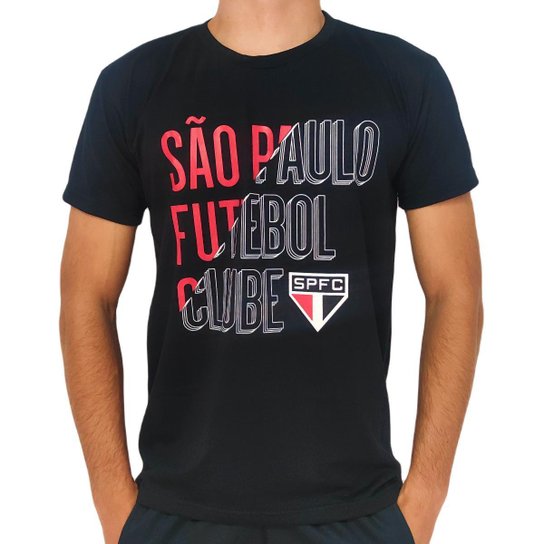 Camisa São Paulo Duo Lines Algodão - Masculino