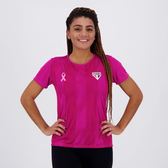 Camisa São Paulo Feminina Rosa