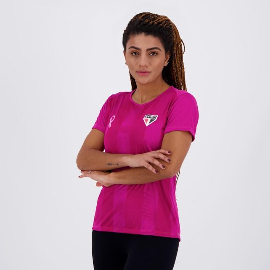 Camisa São Paulo Feminina Rosa