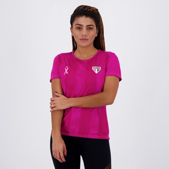 Camisa São Paulo Feminina Rosa
