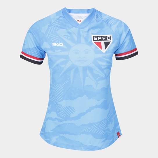 Camisa São Paulo Garra Celeste Feminina