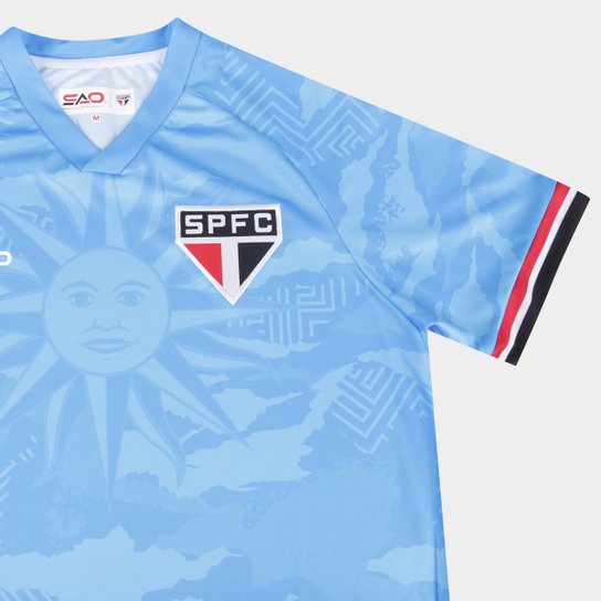 Camisa São Paulo Garra Celeste Masculina