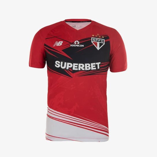 Camisa São Paulo Goleiro New Balance 25/26 Vermelha