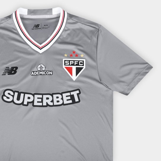 Camisa São Paulo Grey Day New Balance Masculino