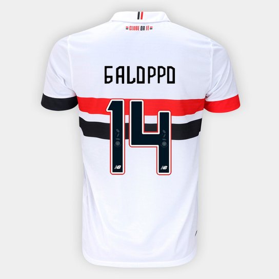 Camisa SΓ£o Paulo I 24/25 Galoppo 14 Torcedor New Balance Masculina