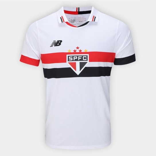 Camisa São Paulo I 24/25 s/n° Jogador New Balance Masculina