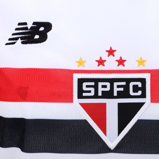 Camisa São Paulo I 24/25 s/n° Torcedor New Balance Feminina
