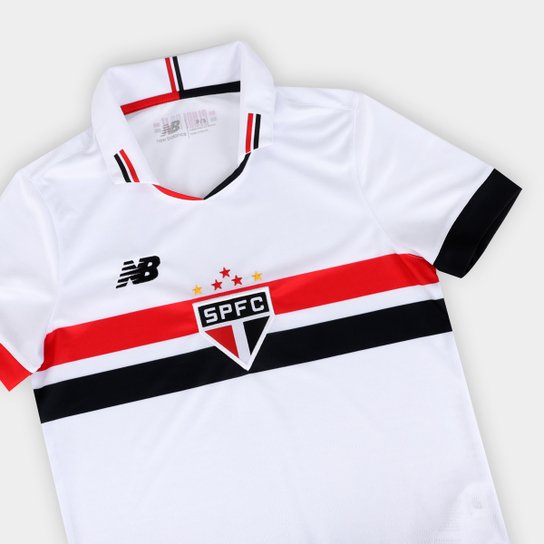 Camisa São Paulo I 24/25 s/n° Torcedor New Balance Feminina