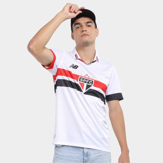 Camisa São Paulo I 24/25 s/n° Torcedor New Balance Masculina