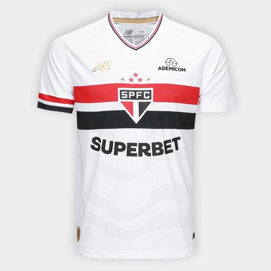 Camisa São Paulo I 25/26 Jogador New Balance Masculina