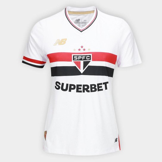 Camisa São Paulo I 25/26 Torcedor New Balance Feminina