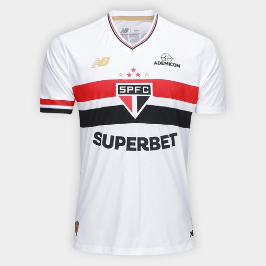 Camisa São Paulo I 25/26 Torcedor New Balance Masculina