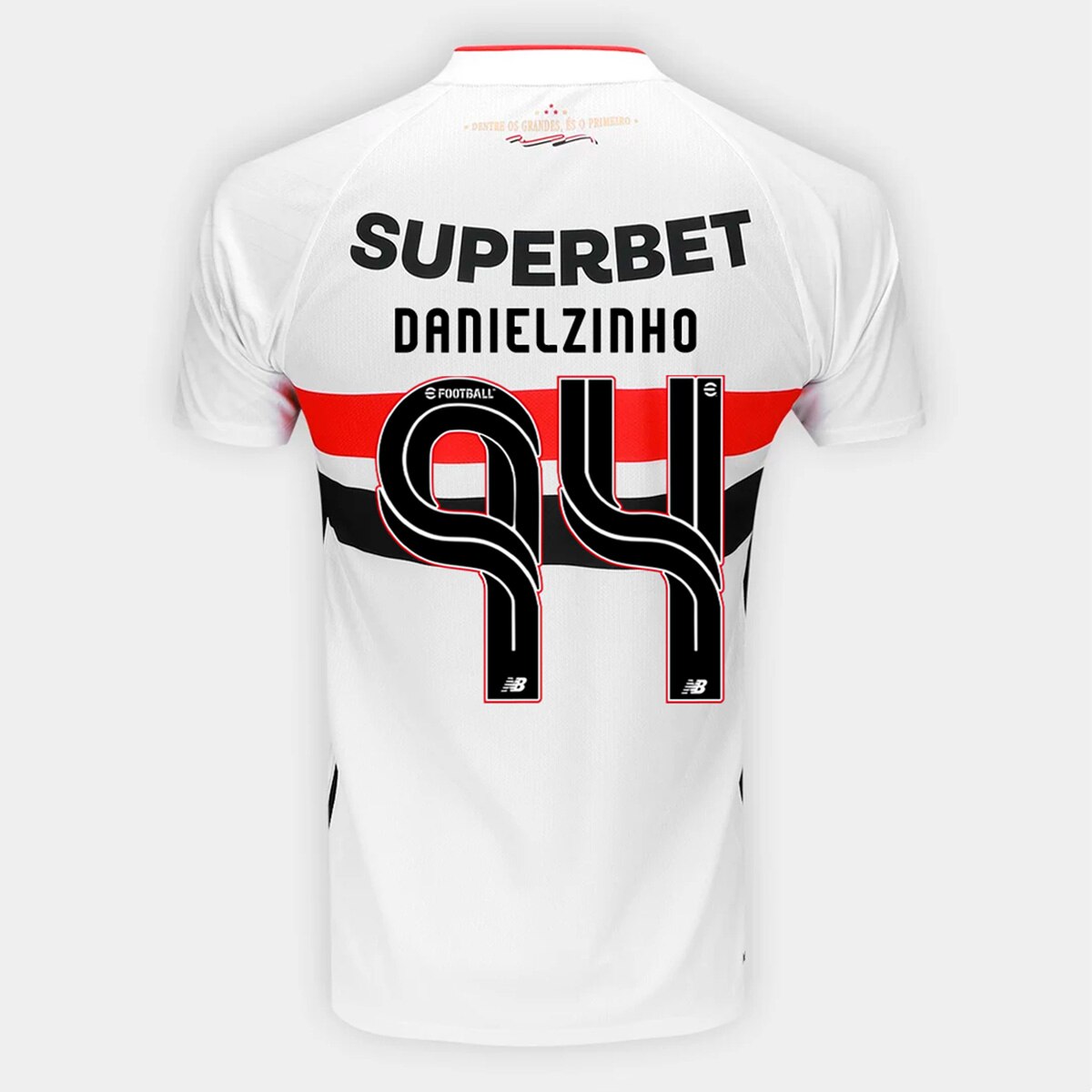 Camisa São Paulo I 26/27 Danielzinho N. 94 Torcedor New Balance Masculina