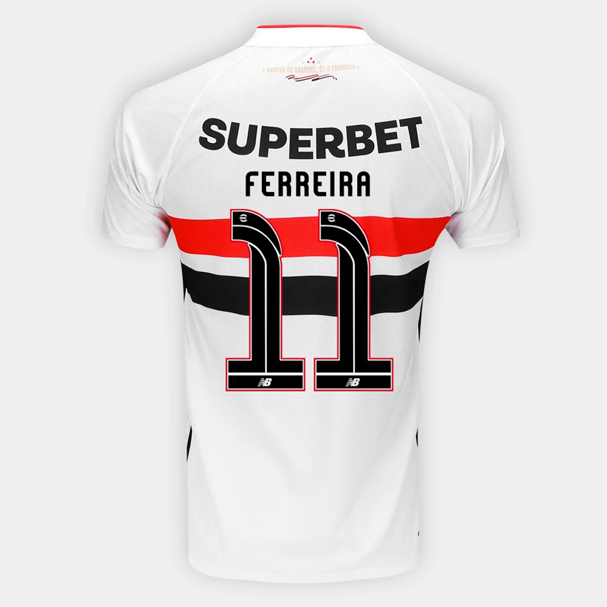 Camisa São Paulo I 26/27 Ferreira N. 11 Torcedor New Balance Masculina
