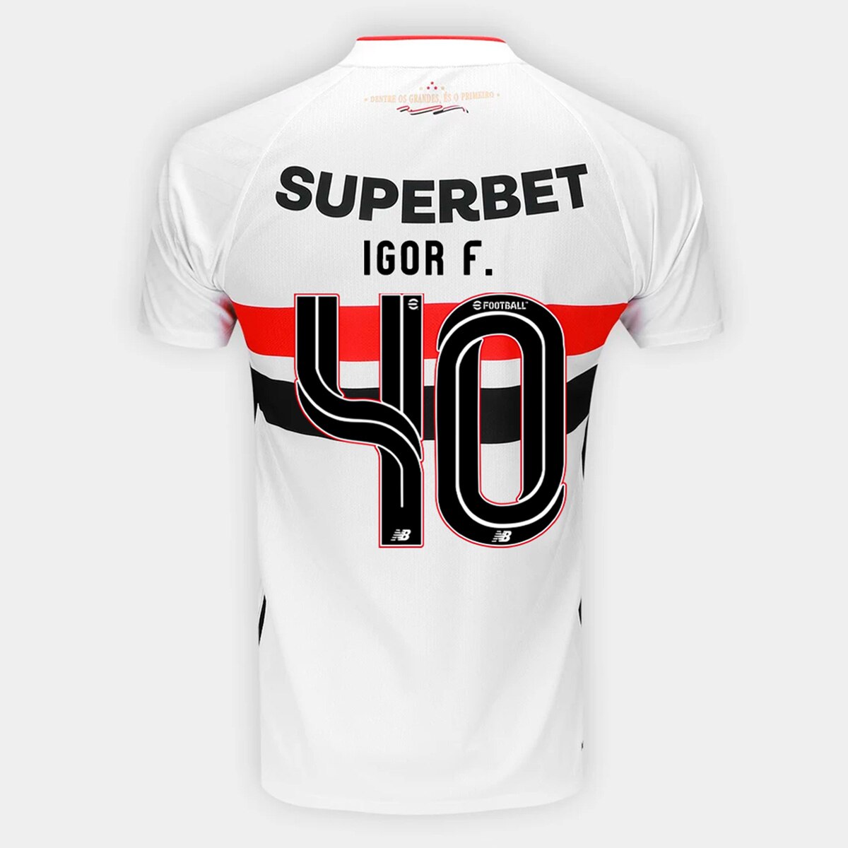 Camisa São Paulo I 26/27 Igor Felisberto N. 40 Torcedor New Balance Masculina