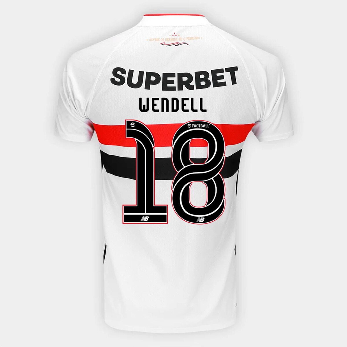 Camisa São Paulo I 26/27 Wendell N. 18 Torcedor New Balance Masculina