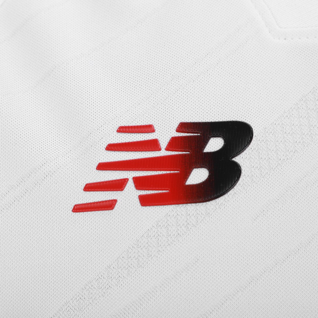 Camisa São Paulo I 26/27 Jogador New Balance Masculina - Branco+Vermelho 4