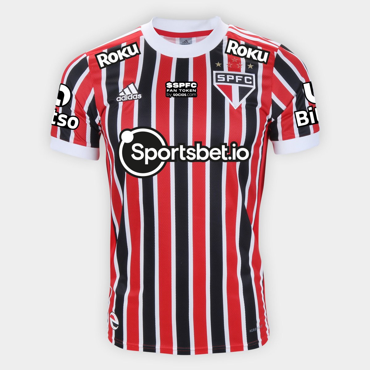 Camisa São Paulo II 21/22 c/ Patrocínio Torcedor Adidas Masculina