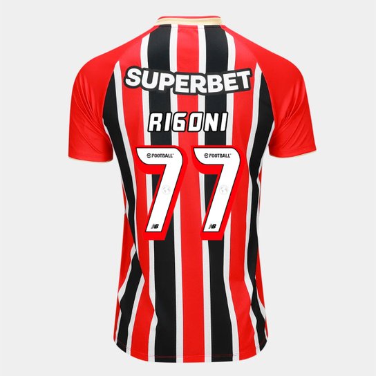 Camisa São Paulo II 25/26 Rigoni Nº 77 Torcedor New Balance Masculina