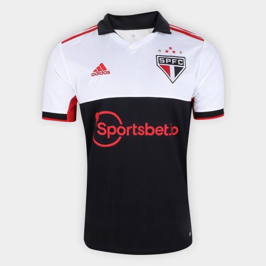 Adidas Camisa Sao Paulo Oficial Camisa São Paulo III 22/23 S/n° Torcedor  Adidas Masculina Loja