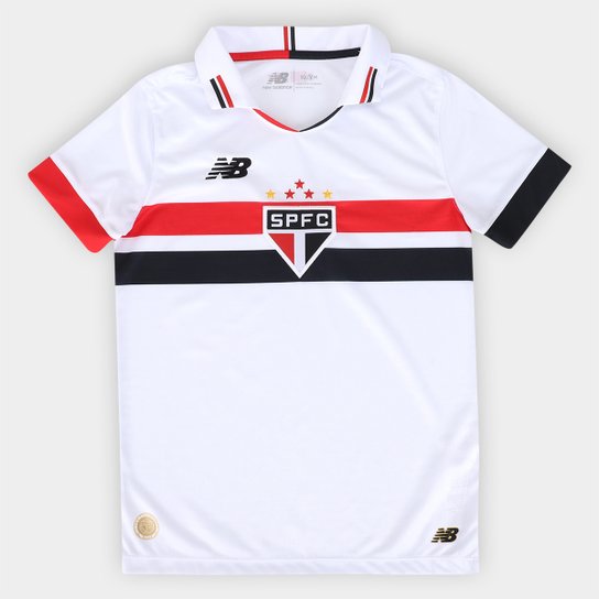Camisa São Paulo Infantil I 24/25 s/n° Torcedor New Balance